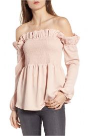 Chelsea28 Smocked Top at Nordstrom